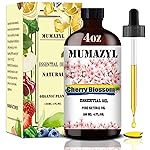 Cherry Blossom Essential Oil, Cherry Blossom Oil 4 Fl Oz 120ML for Diffuser Humidifier Yoga Cleaning DIY Candle Soap Making Essential Oils
