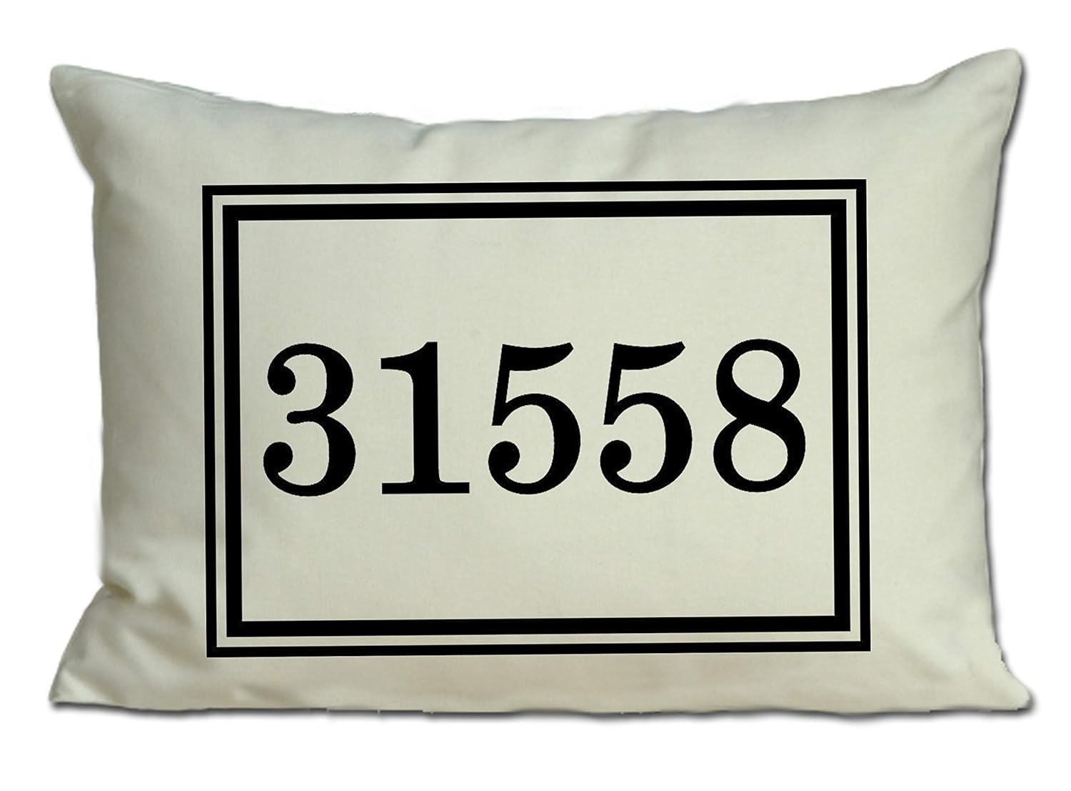 pillows with zip codes