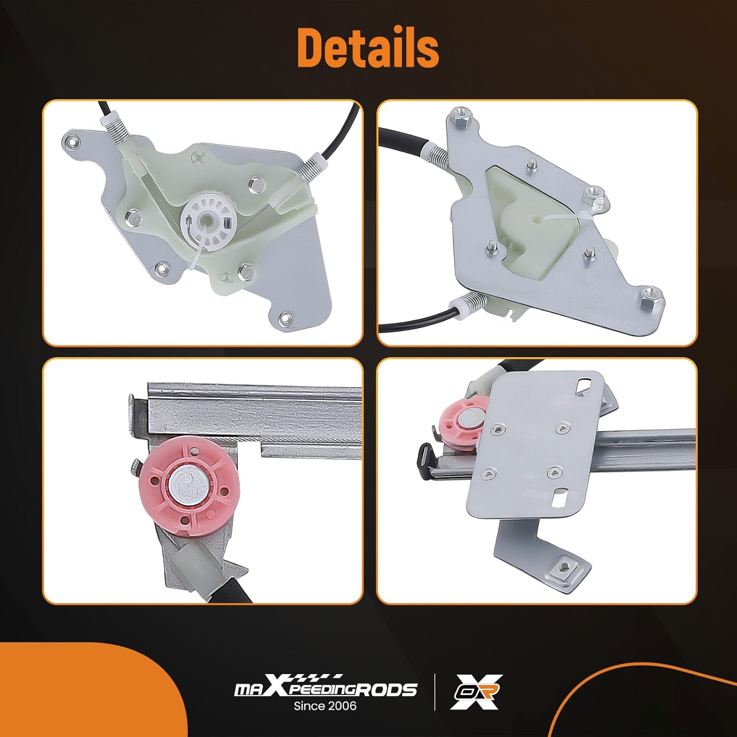 maXpeedingrods Window Regulator Rear Left For Mercedes Benz G Class G500 G55 G550 463730094