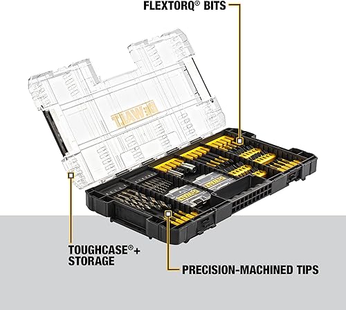 Miniatura 3 de DEWALT FlexTorq - Juego de puntas de destornillador de impacto de 100 piezas (DWANGFT100SET)