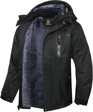 Keevoom Men's Men's Ski Jacket Windbreaker