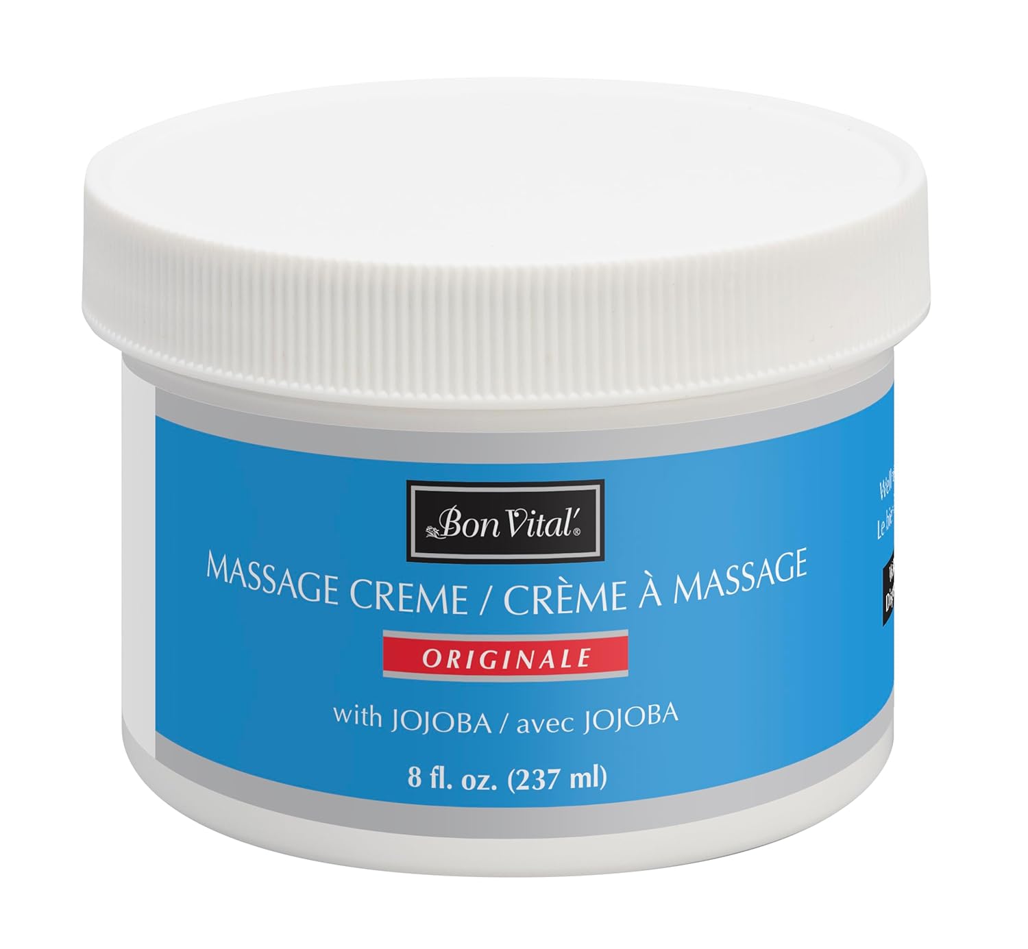Bon Vital' Original Massage Crème for a Versatile Massage Foundation to Relax Sore Muscles & Repair Dry Skin, Revitalize Skin and Lock in Moisture, Allows for Muscle Manipulation, 1 Gallon Jar