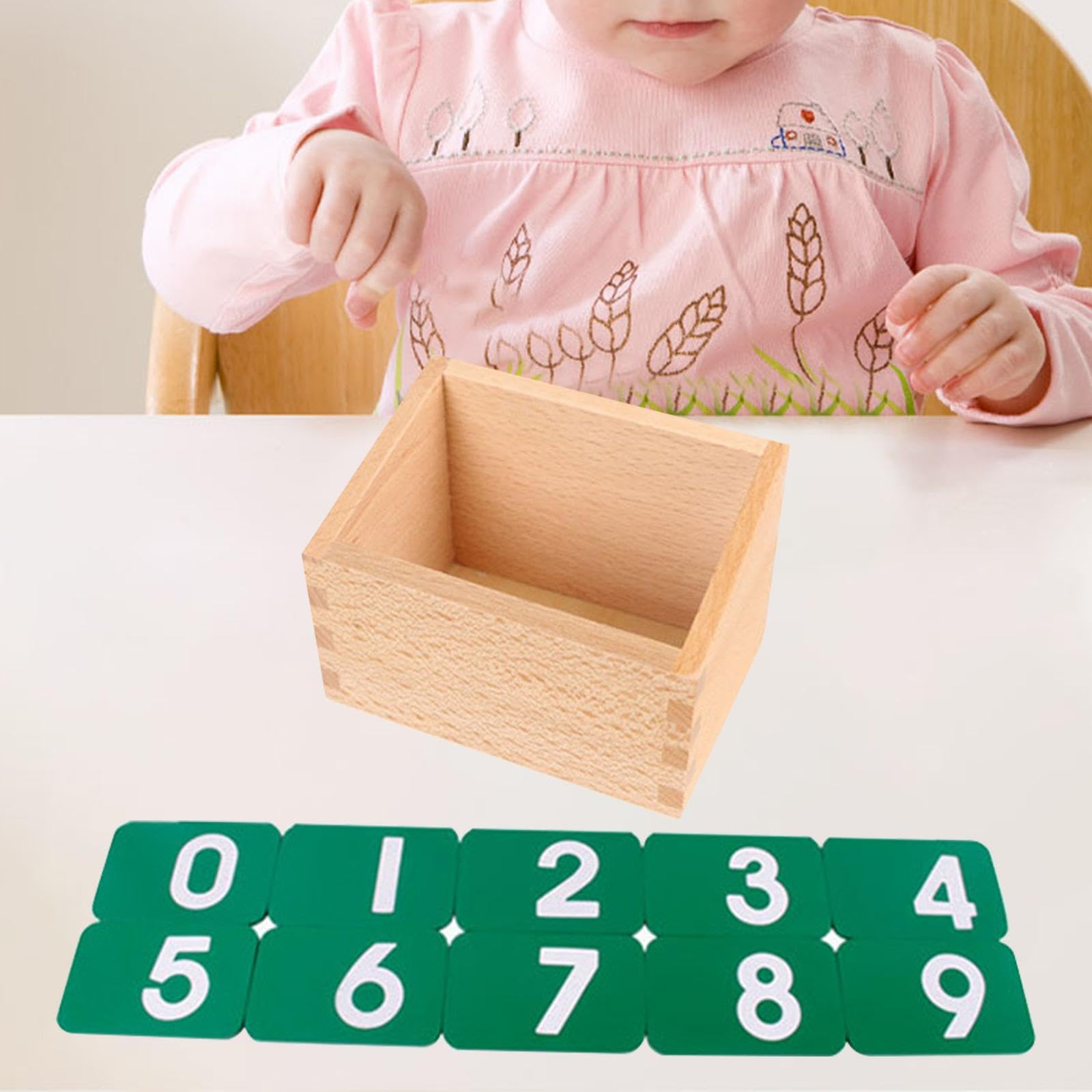 Cartes de Chiffres pour L'apprentissage Précoce, Outil Pédagogique de 0 à 9 pour Les Enfants D'âge Préscolaire, Professionnel