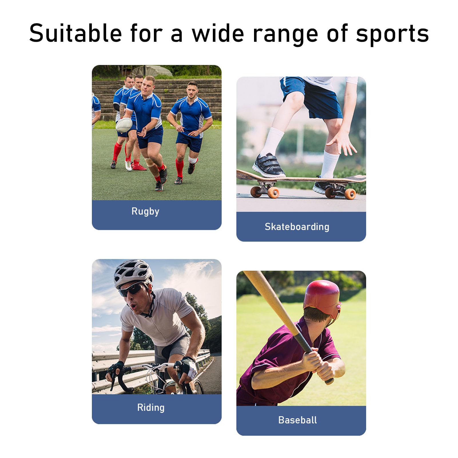 SIXRUN Caschetto a Guscio Morbido Paratesta per Rugby Paracapo per Adulti con Spugna EVA Rinforzata Cuscinetto Multistrato Cinturino Regolabile per Calcio Rugby Ciclismo Sci