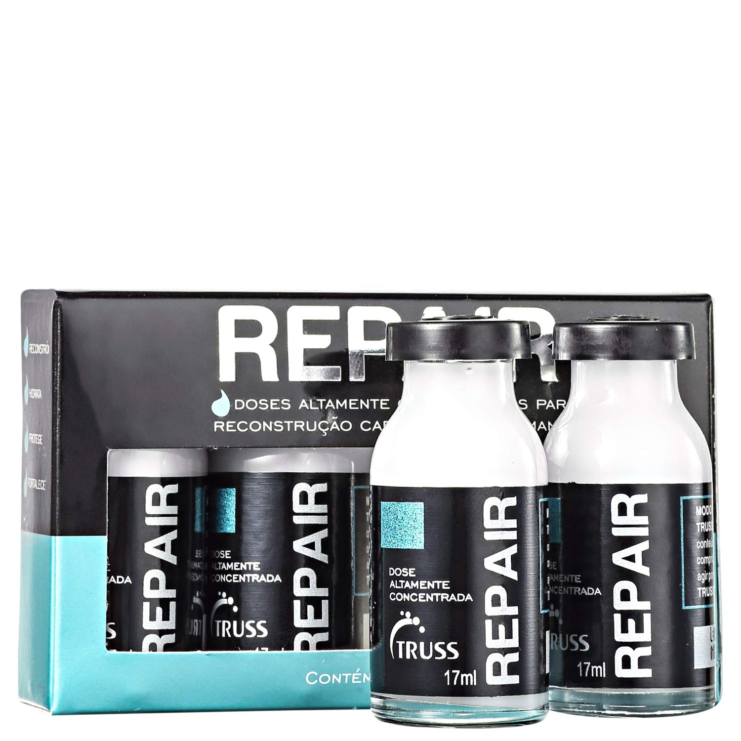 TRUSS Shock Repair Treatment - Highly Concentrated Doses for Hair Reconstruction in 4 Weeks, 1 count