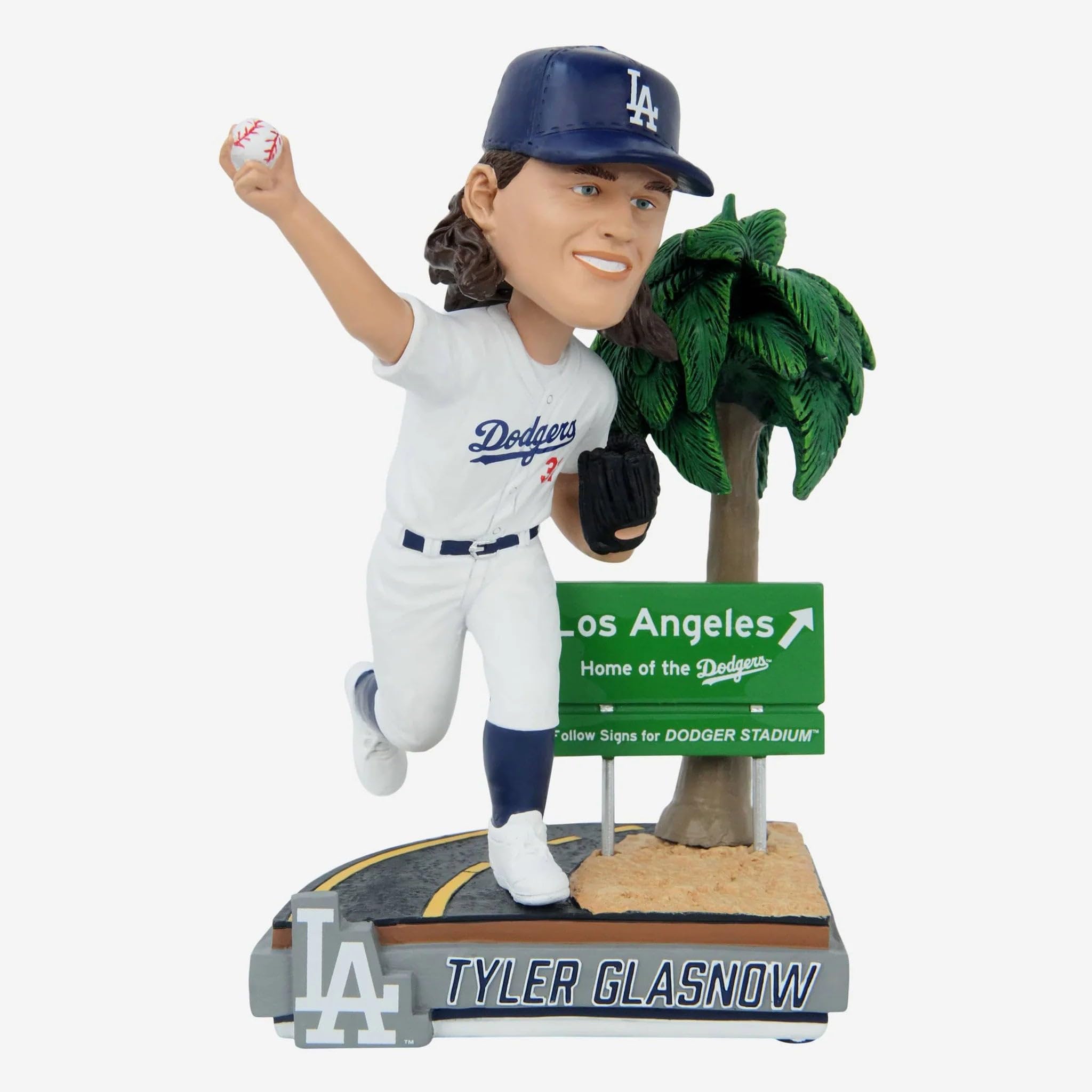 Tyler Gla LA Dodgers ボブルヘッド Tyler Glasnow Los Angeles Next Stop Bobblehead Dodgers