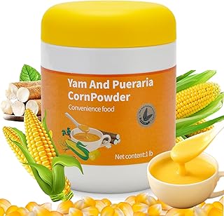 Corn Soup Powder,Organic Corn Flour,Instant Breakfast High Fiber Porridge,Whole Grain Vegetarian,Delicious Nutritious/16Oz(polenta)