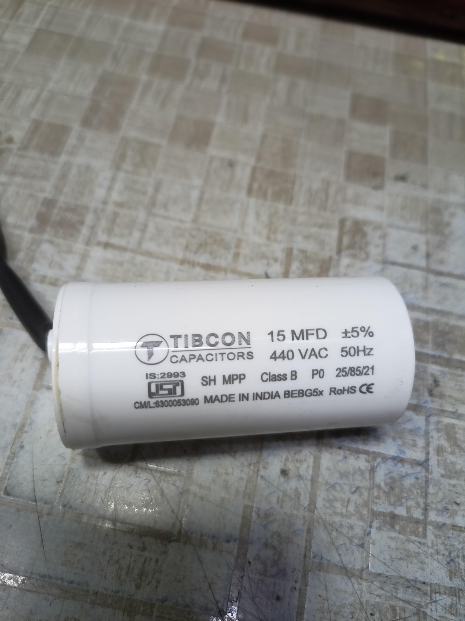 15 MFD tibcon capacitor Long Life 440V VAC Capacitor for 1 HP Motors & pumps - (Pack of 1)-image-45