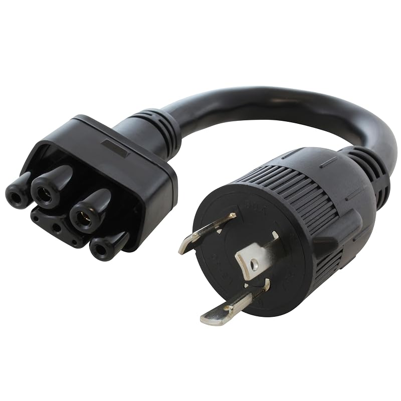 Adaptador de Recarga para Veículos Elétricos Tesla Gen II NEMA L5-30 24 A 120 V AC WORKS
