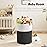 Artfeel Laundry Basket,Woven Cotton Rope Laundry Hamper,100L for Decorative Storage of Dirty Clothes,Toys and Blankets in Bathroom,Baby Room and Living Room
