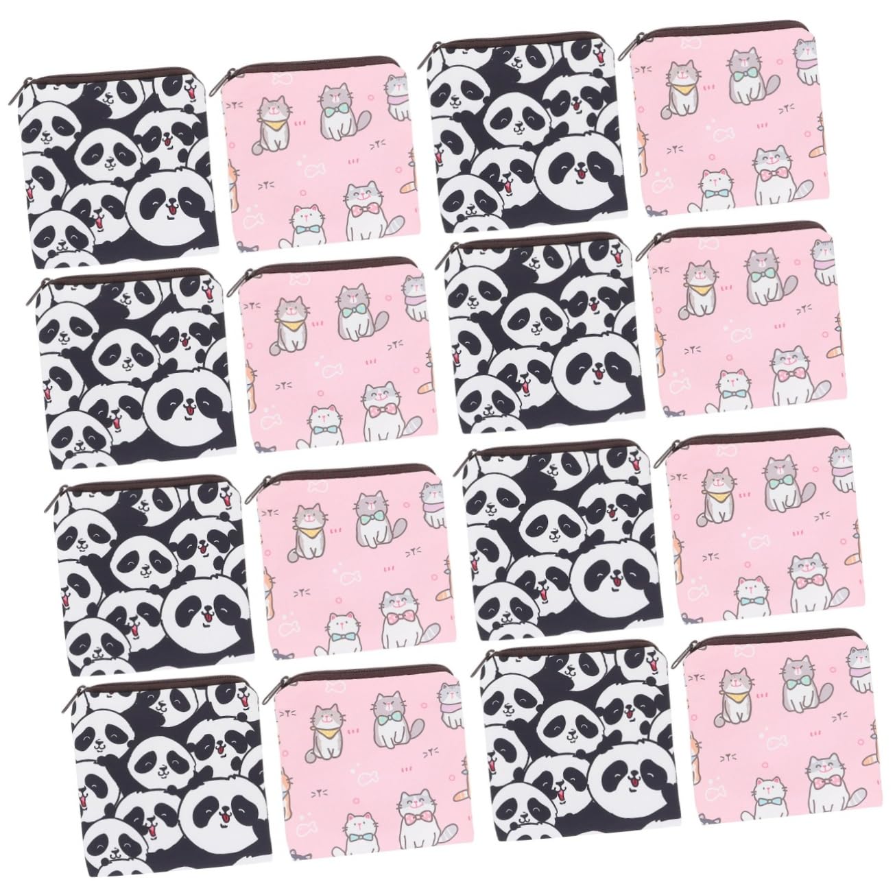 FRCOLOR 16stücke Hygienetuch Aufbewahrungstasche Wasserdichte Periodenbeutel Für Damen Niedliche Cartoon-designs Für Alltag Und Reisen Praktische Aufbewahrung Für Damenbinden Und