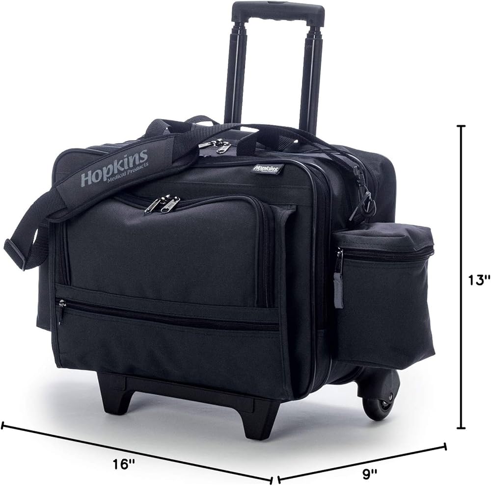 Amazon.com: Hopkins Medical Products Rolling Med Bag with EZ-View