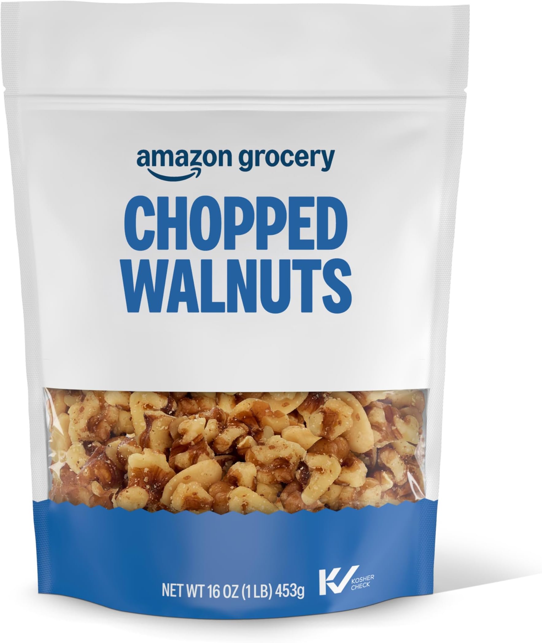Amazon Grocery, Chopped Walnuts, 16 Oz (Previously Happy Belly, Packaging May Vary)
