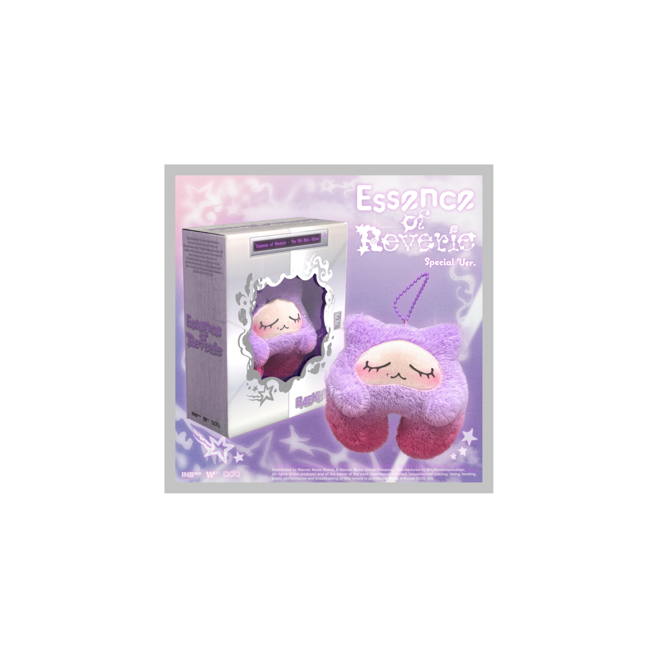 Baekhyun Essence of Reverie 5th Mini Album with Tracking Sealed (Special Kkuru Jam Version)