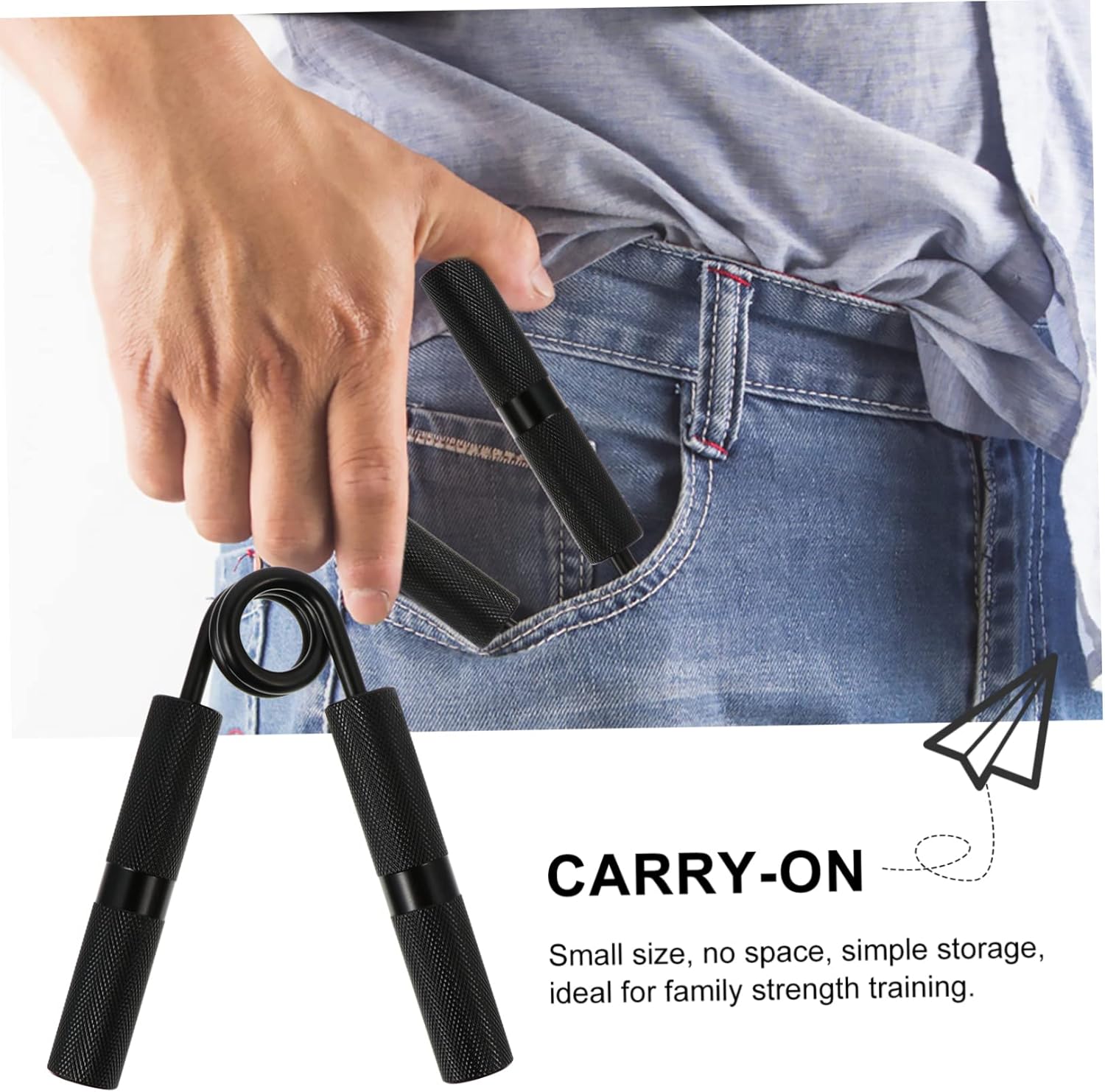 Hand Grip Strengthener - Portable Finger Exerciser For Men, Athletes & Fitness Training - Enhance Grip Power & Strength, Perfect For Home & Gym Workouts