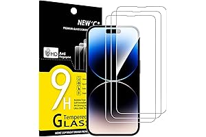 NEW'C iPhone 14 Pro Screen Protector - Premium Tempered Glass Designed for...