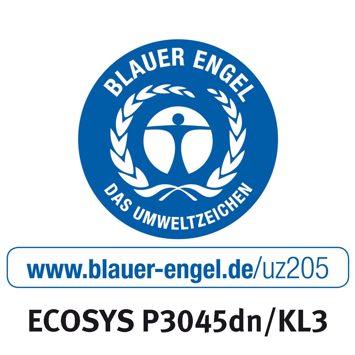 Kyocera Ecosys P3045dn/KL3 SW-Laserdrucker (drucken bis zu 45 Seiten/Minute, 1.200 dpi)