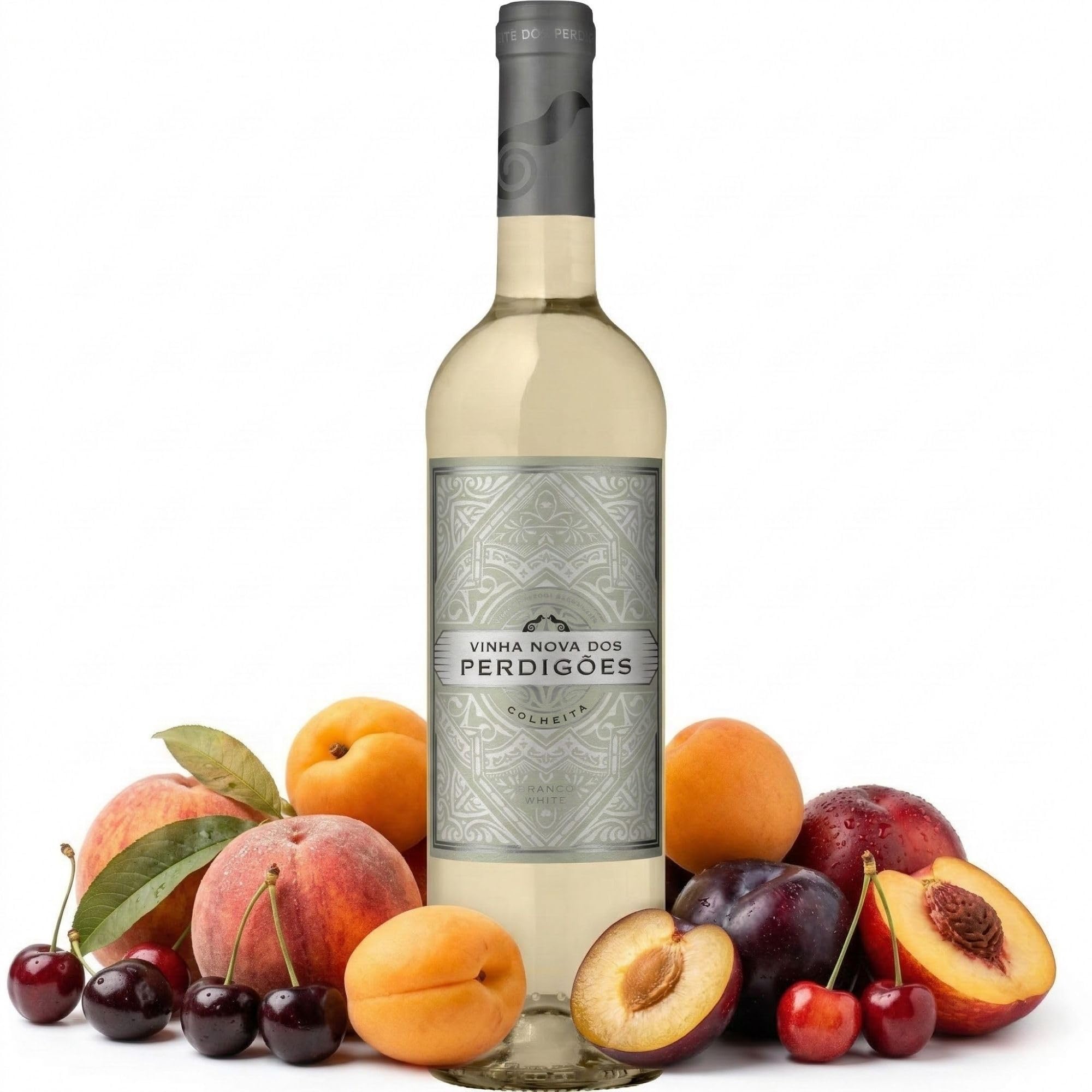 Monte dos Perdigões Weißwein, 0.75l, Portugiesischer Wein, mit frischem Steinobstaroma, Fruchtig und Elegant