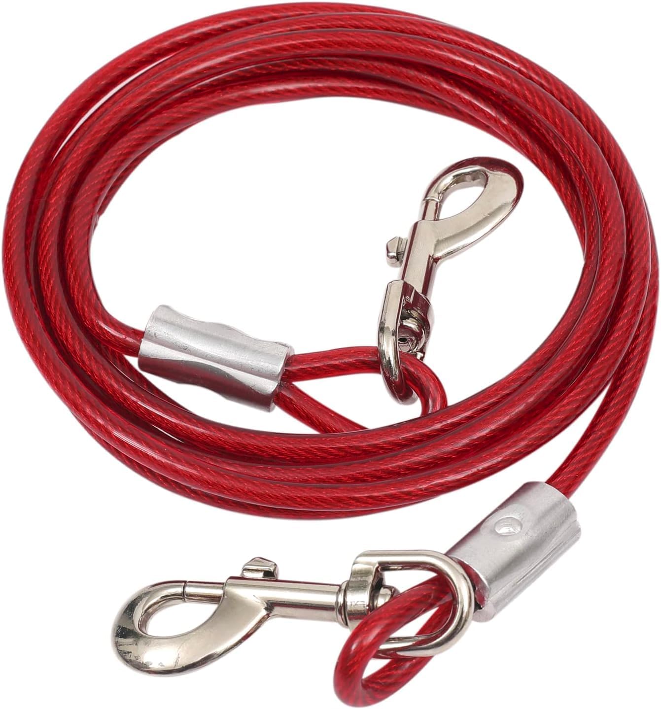 20 Meter Vinyl Coated Stainless Steel Tie Out Cable in with AntiRust Buckles | Load 60KG | Heavy Duty Rope for Blankets Curtains Camping Gardening Pets Outdoor Use-image-17