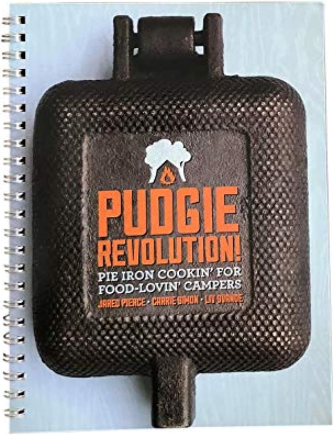 Rome Industries 2009 Pudgie Revolution Spiral Bound Pie Iron Cookbook, Color , Black