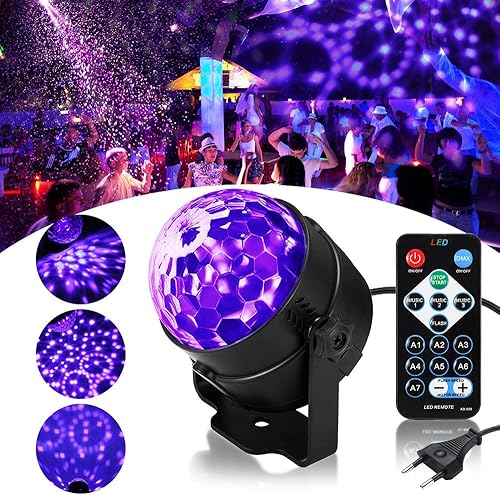 Beleuchtung Discokugel SOLMORE LED Lichteffekte Disco Licht Partylicht mit Fernbedienung und Soundkontrolle BA hnenlicht fA r Dekoration Party Bar Club Disco Karneval Beleuchtung Discokugel SOLMORE LED Lichteffekte Disco Licht Partylicht mit Fernbedienung und Soundkontrolle BA hnenlicht fA r Dekoration Party Bar Club Disco Karneval