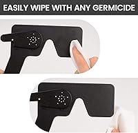 Vista 4 de Oclusor oftálmico de ojos con 14 agujeros para oftalmólogos, ortoptistas y optometristas a examen ocular