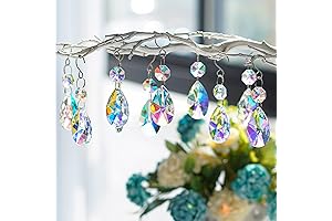 20-Piece 38mm Crystal Prisms for Chandeliers and Decor