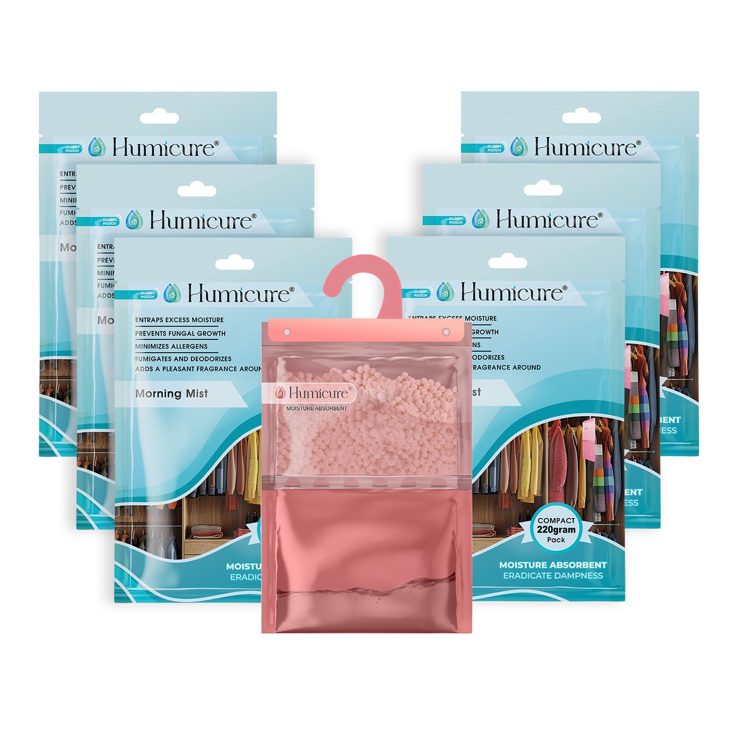 Moisture Absorber Dehumidifier - Fresh Fragrance Packs -24 Moisture Absorber Dehumidifier - Fresh Fragrance Packs -24