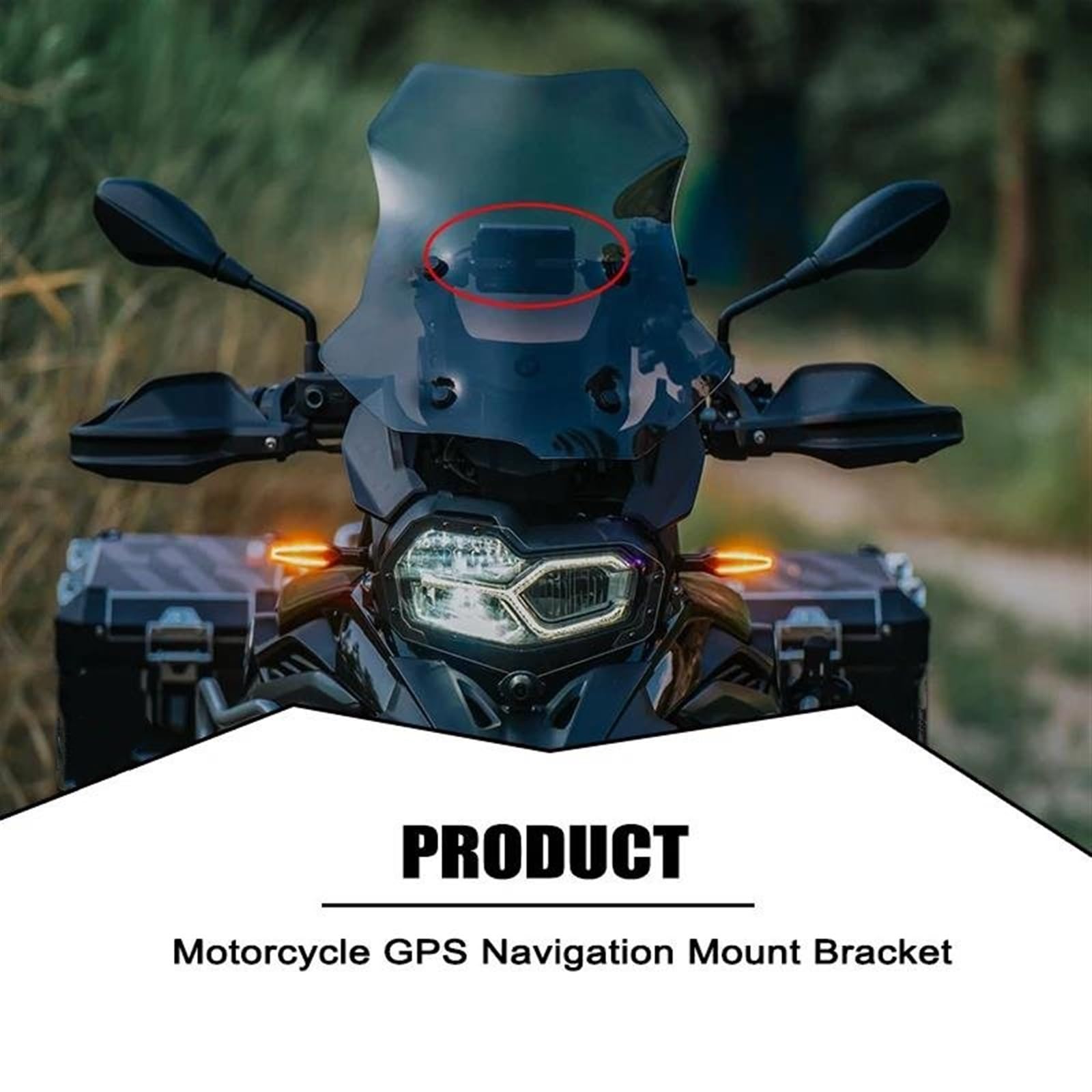 Soporte GPS De Cabina Soporte para Teléfono Móvil De Motocicleta para F850GS para ADV para Adventure 2018 2019 Soporte para Manillar De Navegación GPS para Teléfono Parabrisas GPS Soporte