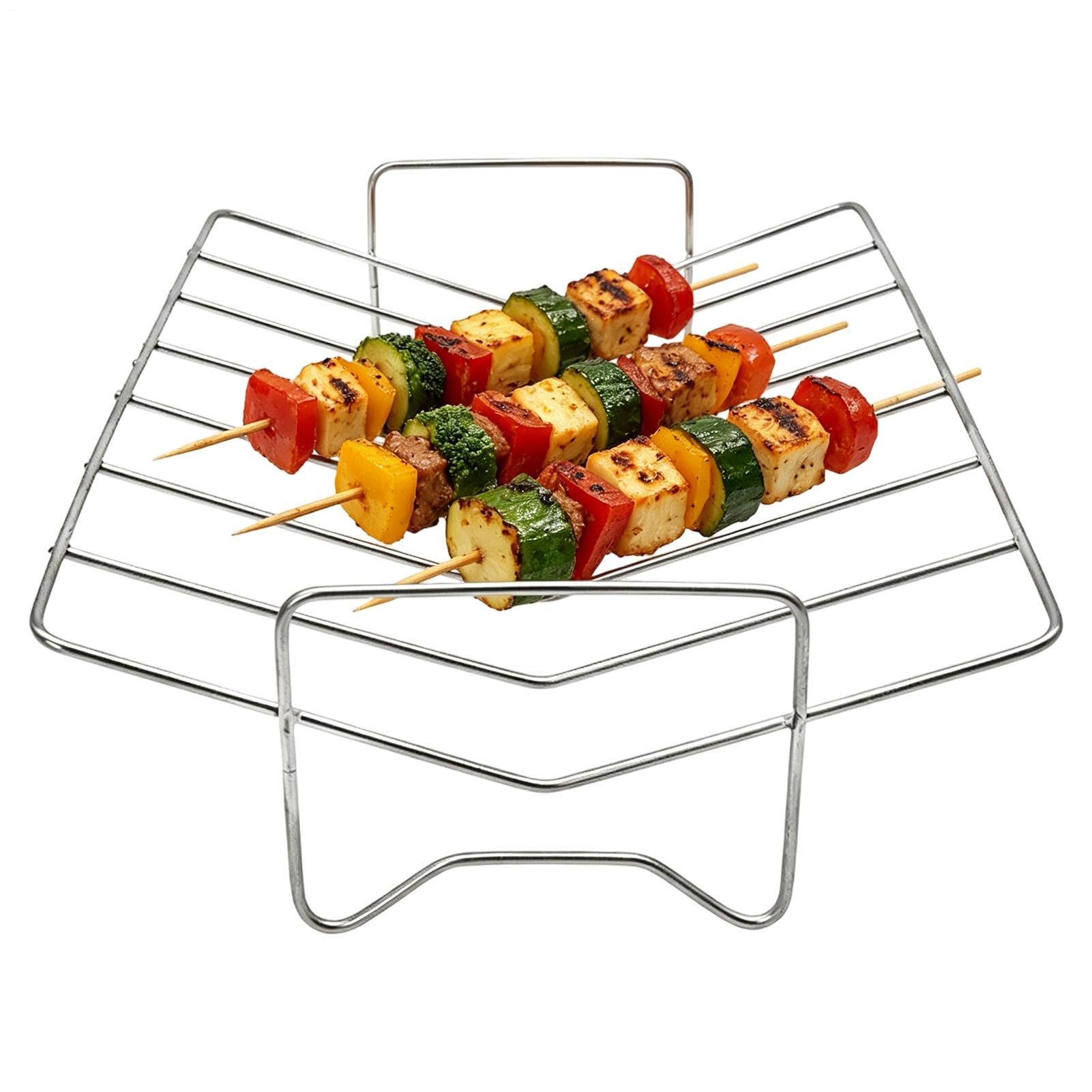 Rejilla de asado para barbacoa picnic camping y cenas familiares al horno