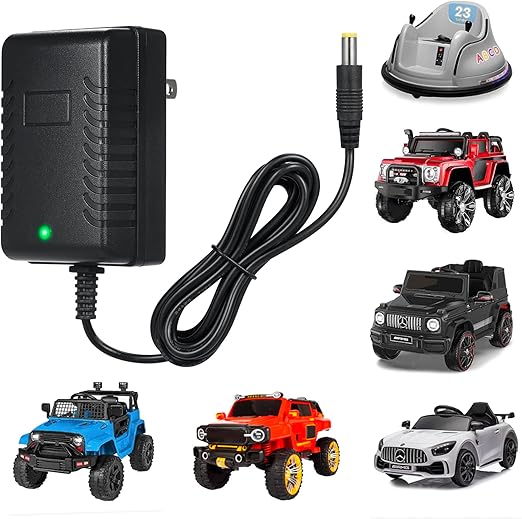 12V Kids Charger for Ride On Car, 12V Various Electric Ride-on Toys Car Battery Charger,12 V Universal Kids Riding Toy Chargers