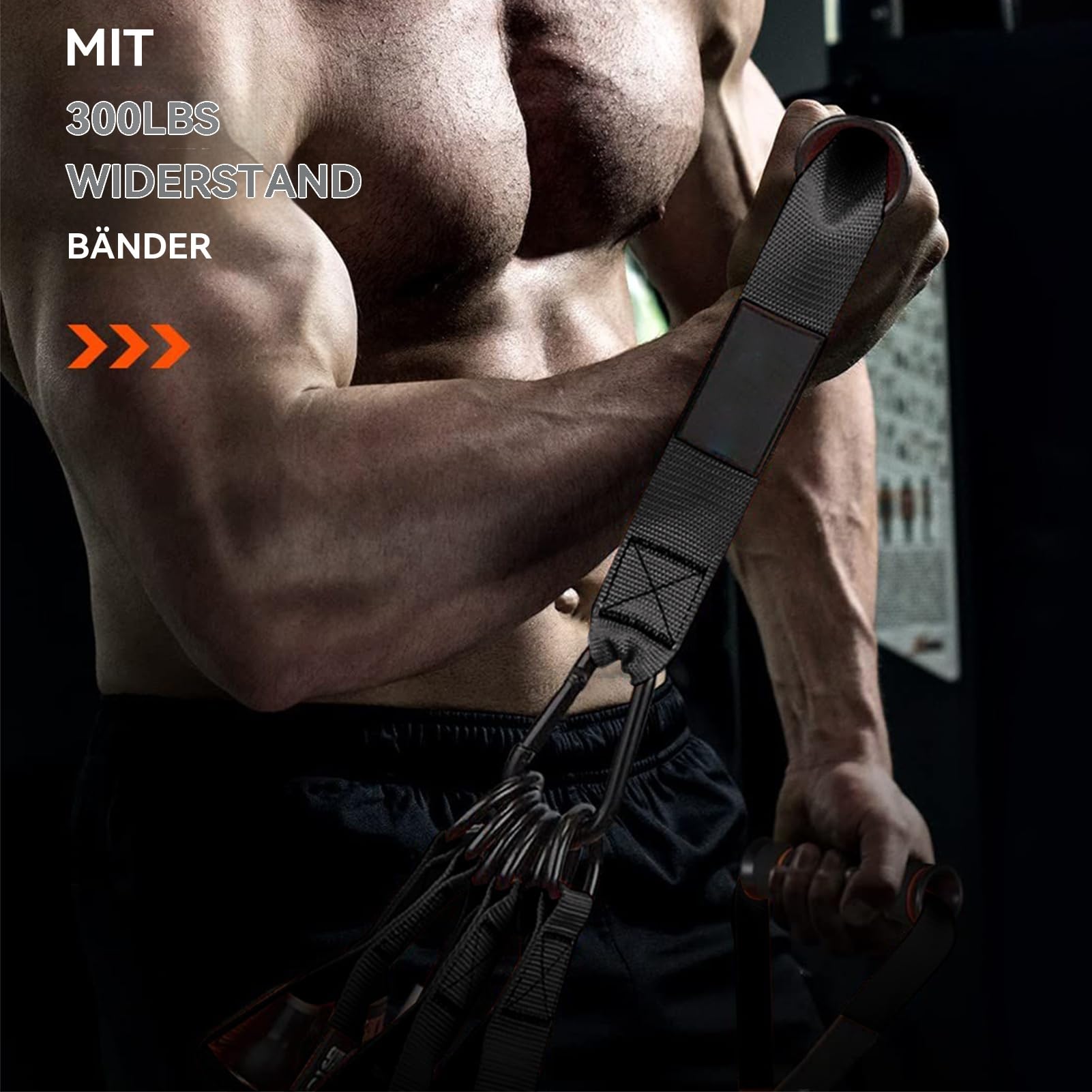 Band Per Esercizi Fasce Di Resistenza | Attrezzatura con Fasce Robusta e Portatile per Stretching, per Palestra, Casa e All'aperto, per Allenamento della e Pilates