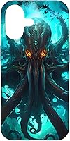 Vista 32 de Octopus Kraken Monster Sea Creature Animals Ocean Fantasy Case for iPhone 16