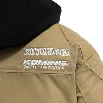 コミネ バイク用ジャケット パーカー ベージュ L KOMINE 07-6144 Amazon.co.jp: [KOMINE] バイク用ジャケット 07-6144 メンズ