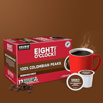 Amazon.com: Eight O'Clock Coffee Colombian Peaks Keurig Single Amazon.com: Eight O'Clock Coffee Colombian Peaks Keurig Single