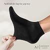 Anthony Jackson 10 Pair Box BAMBOO Premium Men's and Women's Booty Socks - Wrist Size Short Sports Running and Walking Socks JESUS