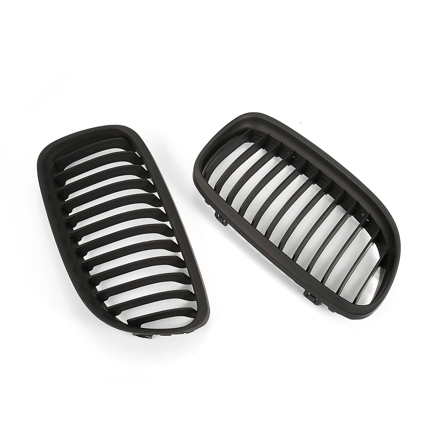 Paire de calandres avant sport noires mates pour E90 E91 LCI 325i 328i 335i 4D 2009–2011