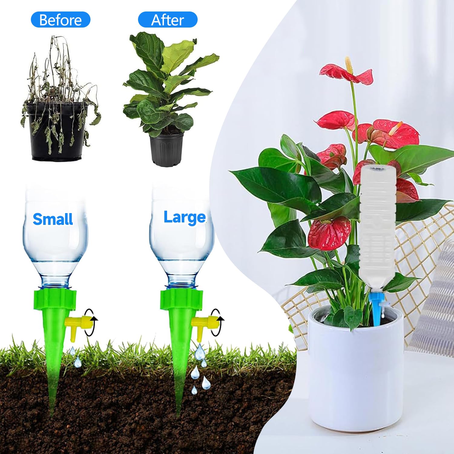 Drop Go Kit Irrigazione A Goccia Orto Vasi Microirrigazione 15 Mt Set Fai Da Te - - Tutti i colori del brico