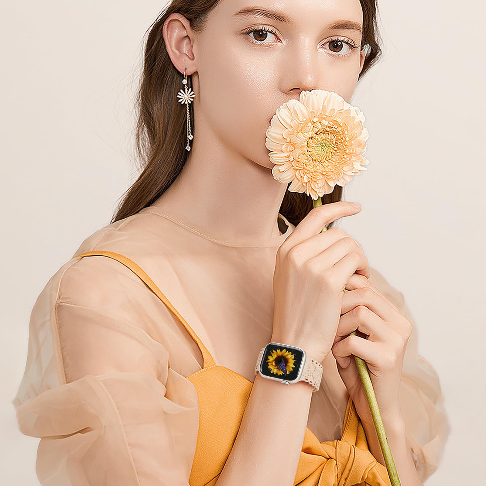 Amazon.co.jp: Knossen コンパチブル アップルウォッチ バンド 49mm 