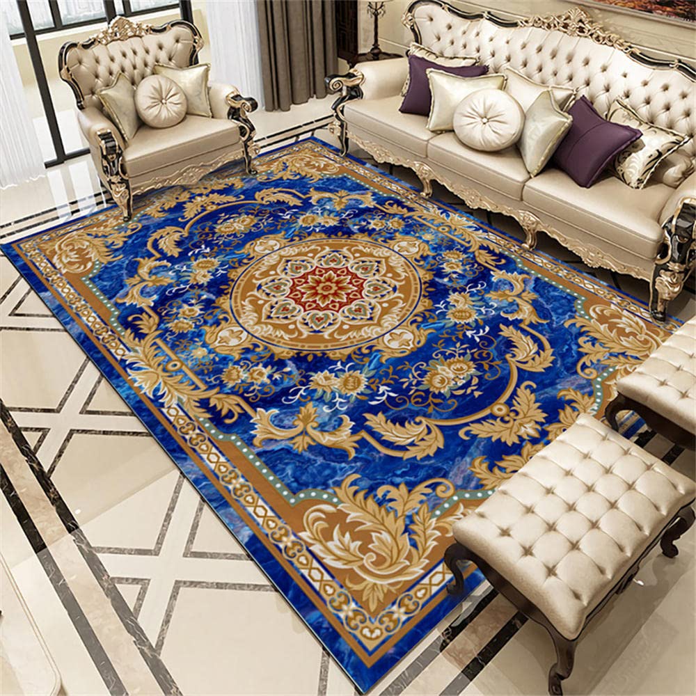 Tapis carreau ciment gris 180x250cm rectangulaire pour salon et salle à manger