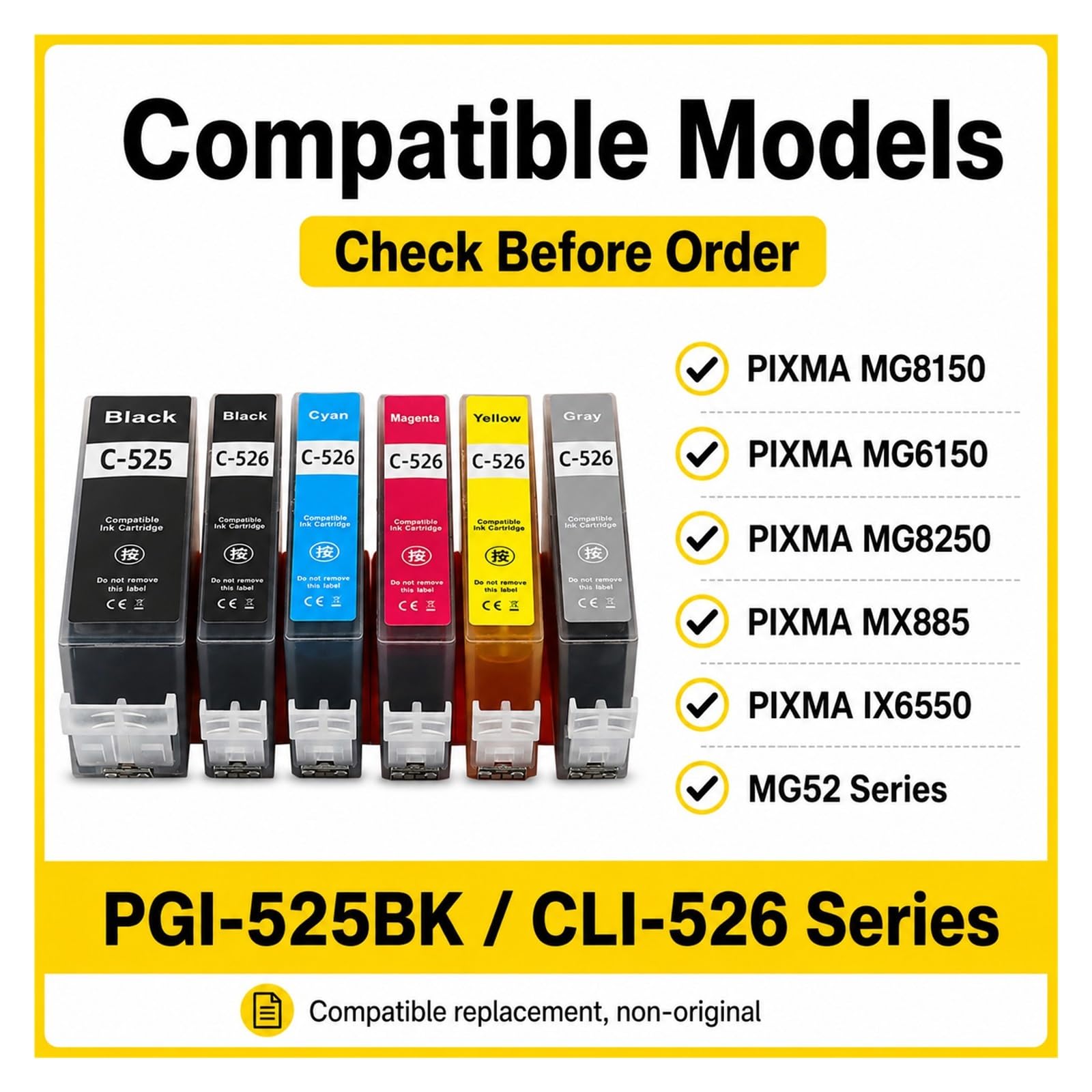 La Cartuccia D'inchiostro La Stampante Compatibile Con Canon PIXMA