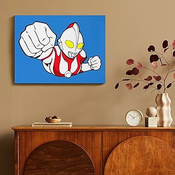 Amazon.co.jp: アートパネル ウルトラマンティガ アートポスター