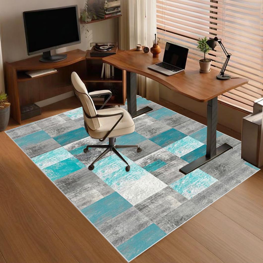 Office Chair Mat Non-slip, Hard-Floor Chair Mats, Desk Chair Mat large, Gaming Chair Mat for Desks, Office and Home, Carpet Protector Chair Mat, Floor Mat for Office Chair on Carpet 200 x 230 cm