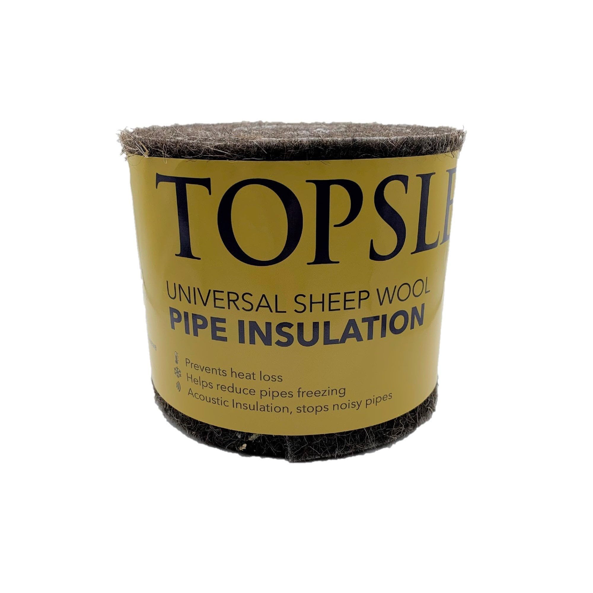 HAIR FELT LAGGING 7.2m X 105mm PIPE WRAP INSULATION