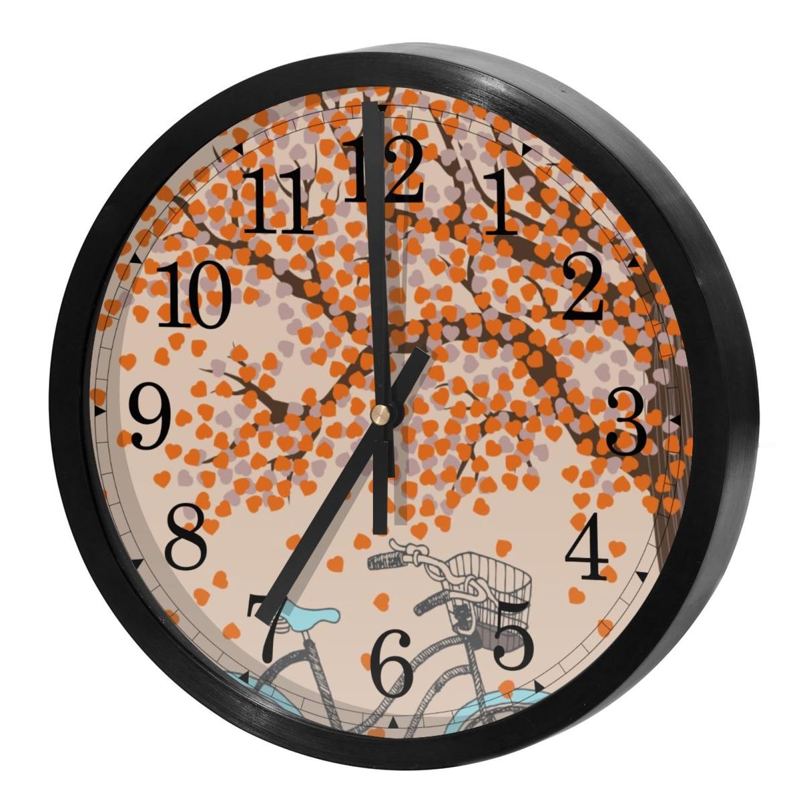 Horloge murale silencieuse à quartz pour en finir avec les bruits de tic-tac stressants