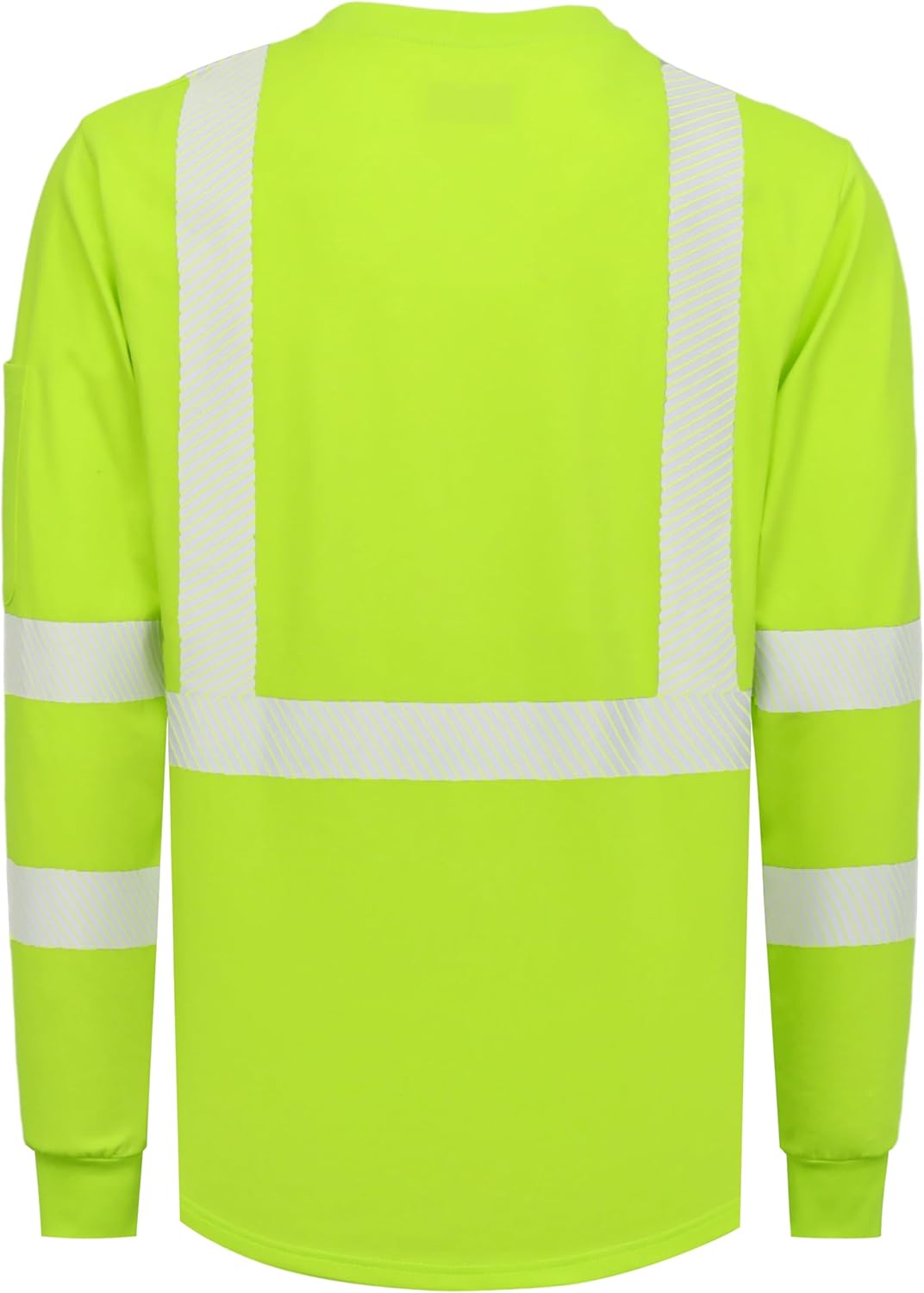 VATRENUS FR Shirts for Men High Visibility Flame Resistant Shirts 6oz Hi-Vis Reflective Shirts Men's Safety Shirts for Work