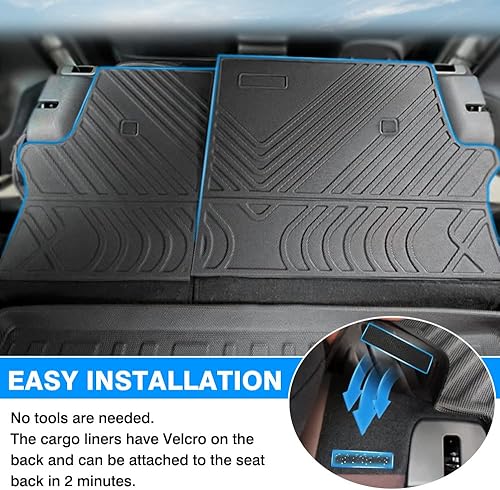 Vista 45 de KUST Tapete de maletero personalizado para Toyota GR Supra 2020-2024 2025, accesorios de carga para todo tipo de clima, tapete de suelo de maletero