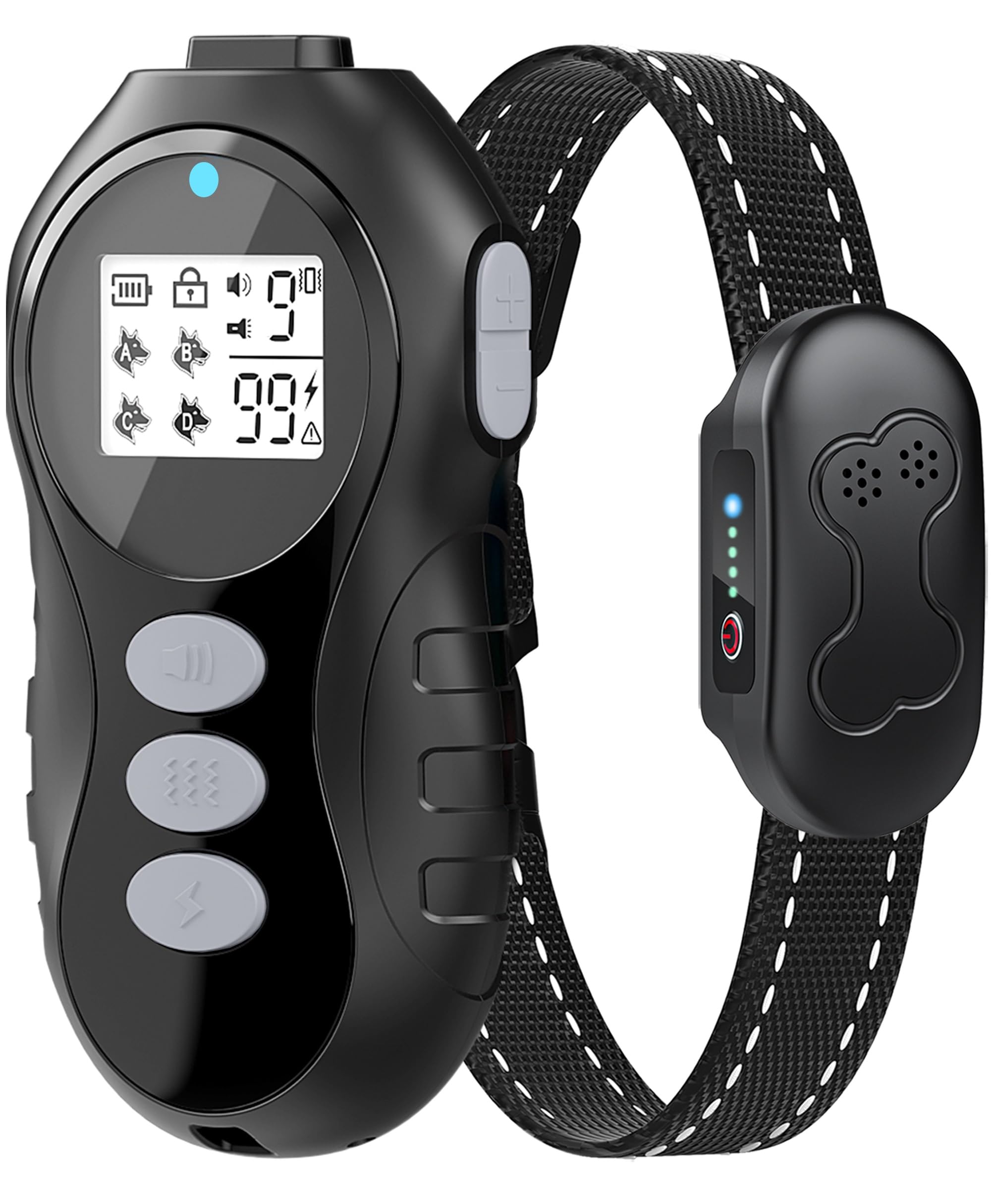 Photo 1 of Dog Shock Collar with Remote Control, Waterproof Training Collar, Gy