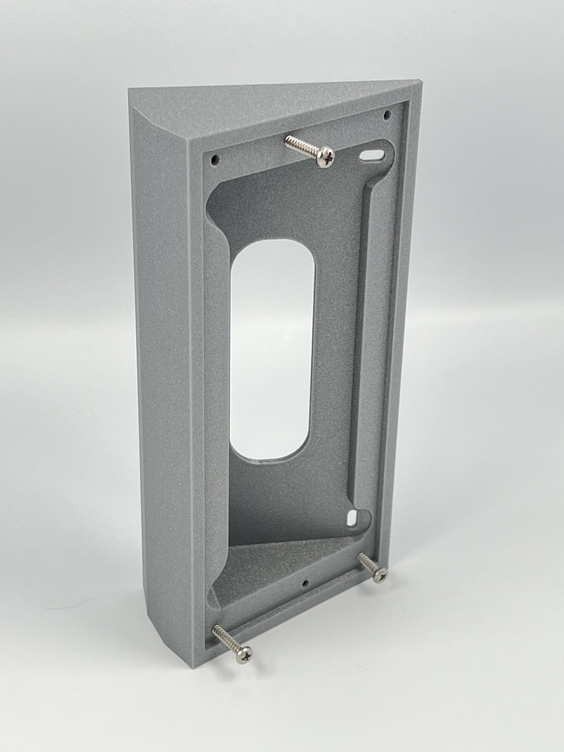 Custodia ad angolo 30° grigio metallizzato compatibile con videofono Comelit QUADRA