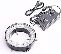 Vista 6 de DEVMO Lámpara iluminadora de luz de anillo ajustable de 2 PCS 60-LED para microscopio de zoom estéreo